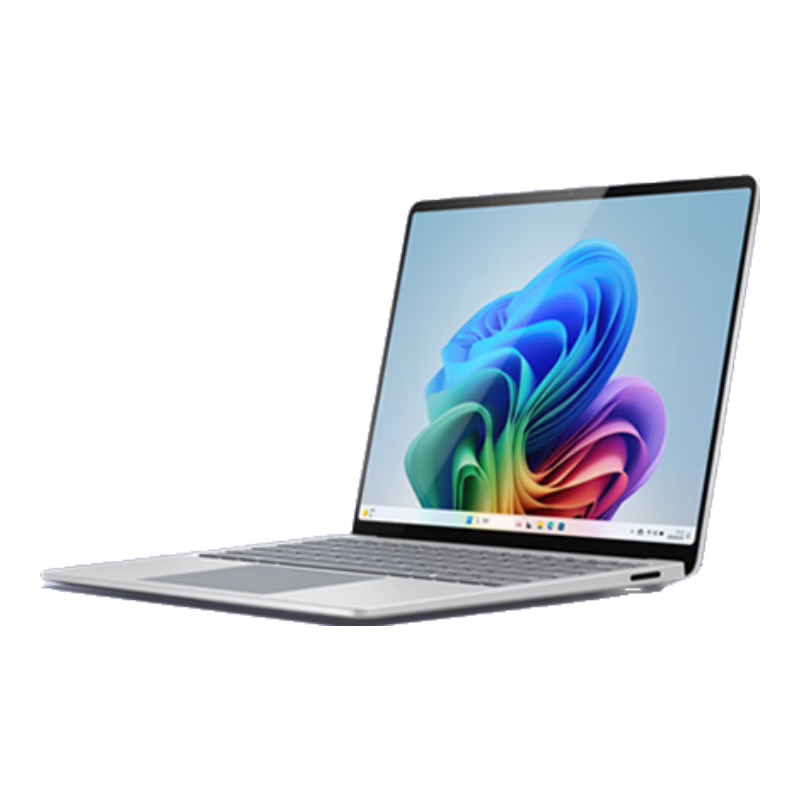 Microsoft Surface Laptop 7th Generation, 15-Inch Thin And Light Notebook, Subsidized Snapdragon X Elite, 16GB RAM, 512GB Storage, Bright Platinum Color, Touchscree