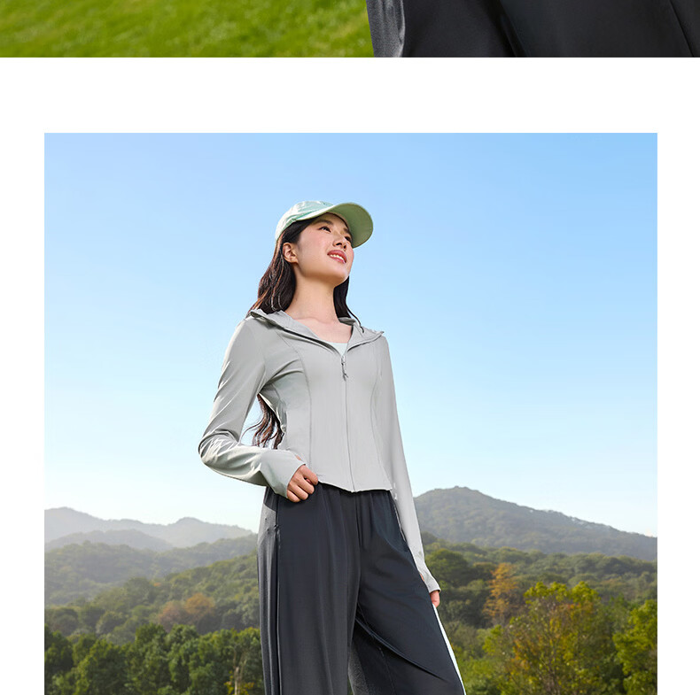 361° Women's Sunscreen Jacket Spring Summer UPF100+ UV Protection Slim Outdoor Sports Coat 662624606-5 17