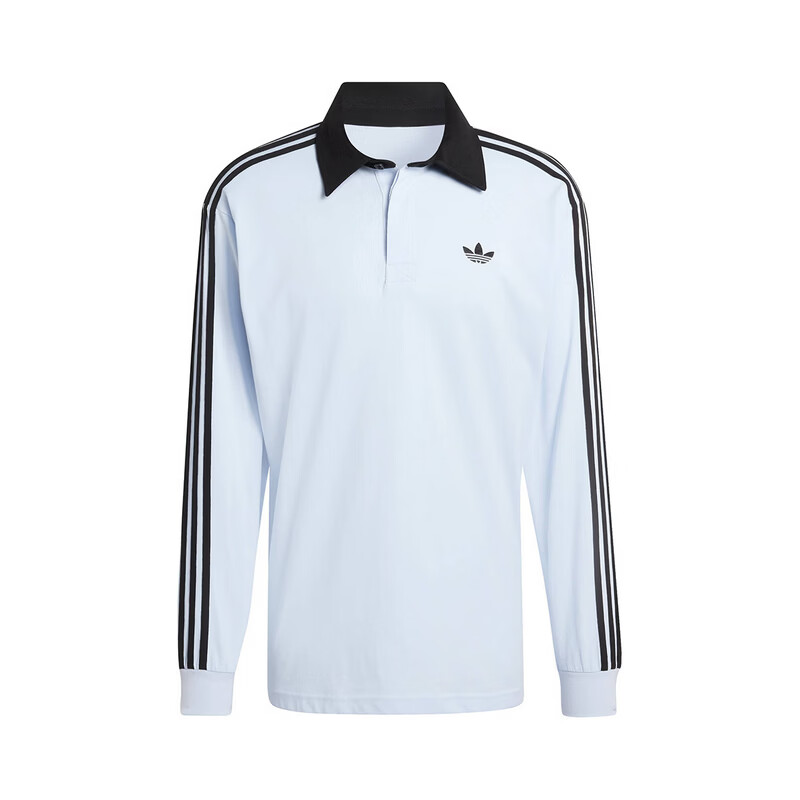Adidas Originals Men's 3S PL Long Sleeve Polo KE2445 Blue XL 1