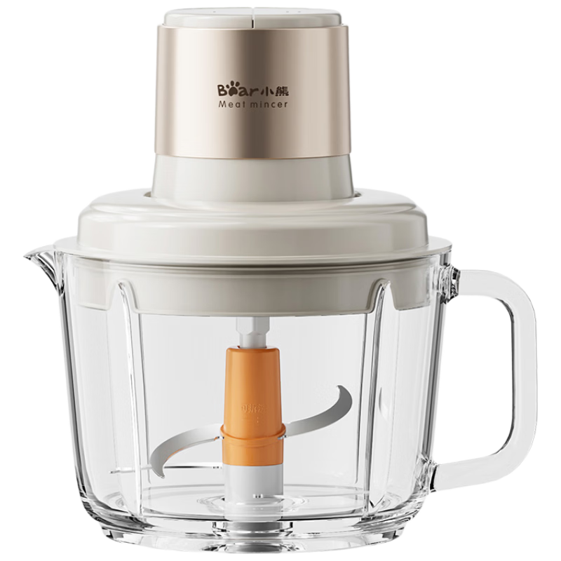 Bear Meat Grinder, Small Household Use, Mincer, Meat Mixer, Meat Chopper, Family-Use Meat Grinder, Vegetable Grinder, Multi-Functional All-In Machine, Floating Double Blades QSJ-K03N5