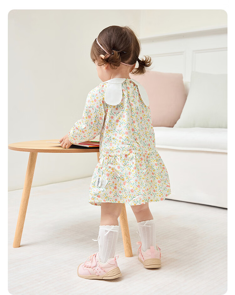 Balabala [balaOne] Kids Children's Dress Girls 2026 Spring Printed Short Skirt 14