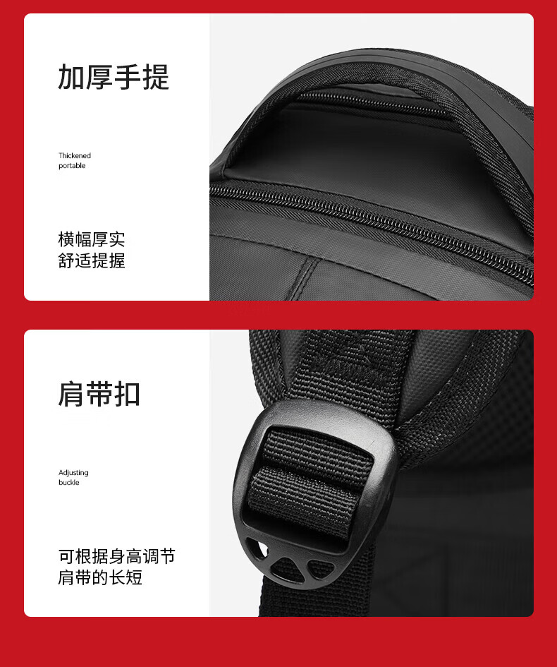 CROSSGEAR Swiss Army Knife Large Capacity Men's Backpack Business Travel Laptop Bag Student School Bag 4
