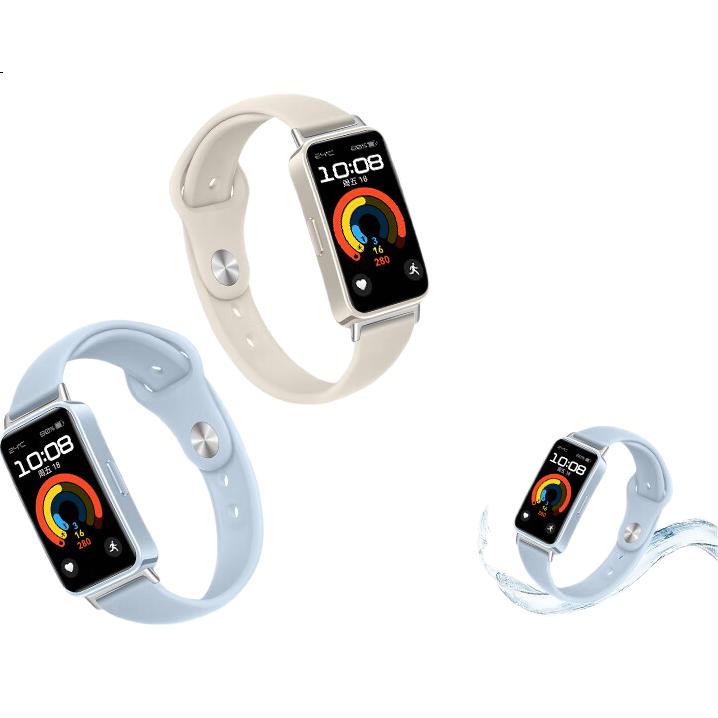Ремешок Xiaopijiang для Huawei Band 10/9/8, спортивный, дышащий, силиконовый, синий
