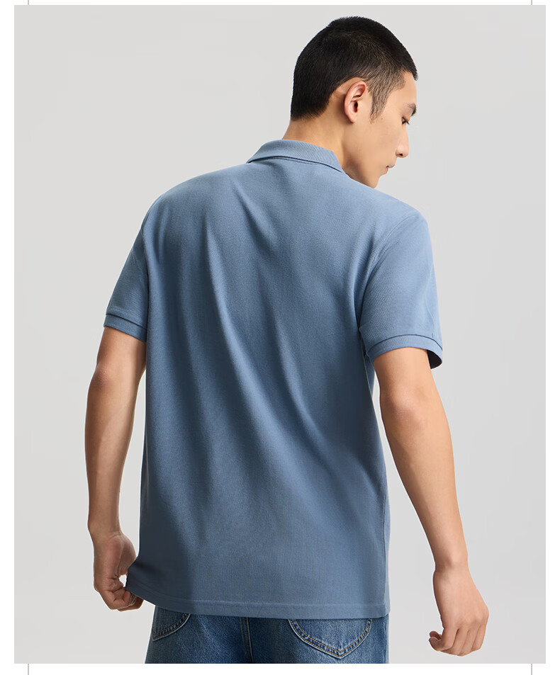 Lee 26 Spring Summer New Standard Fit Polo Shirt with Small Logo Emblem for Men Camel 3XL 14
