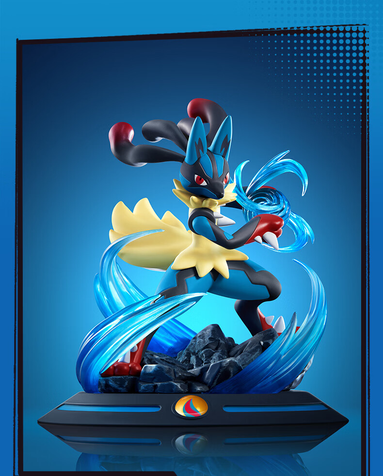 Funism Pokémon Mega Evolution Lucario Figure Official Merchandise Desktop Decoration Birthday Gift 5
