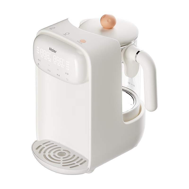Haier Thermostatic Kettle with Precise Water Dispensing Baby Formula Maker Smart Milk Mixer Electric Kettle with Air Cooling for Home Use