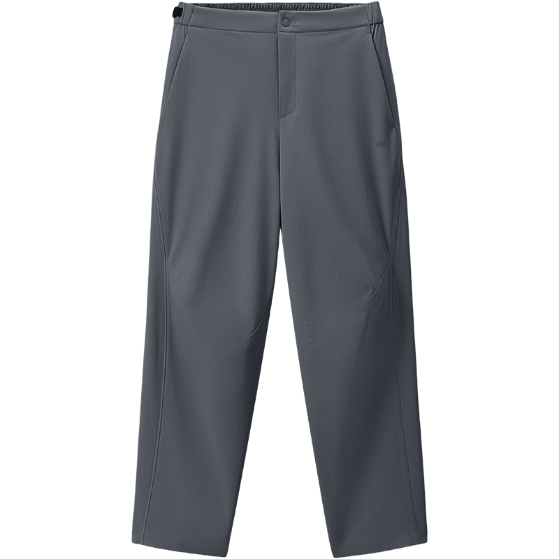 Beneunder Men's Wide-Leg High-Elastic Cooling Outdoor Commuter Casual Pants EL003 Dark Blue Gray L