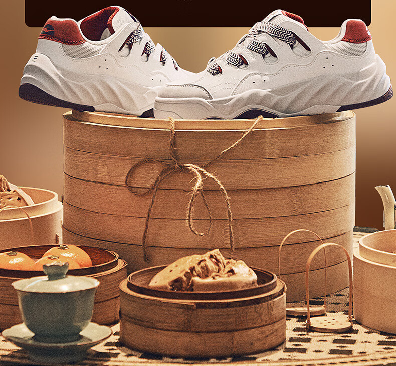 ERKE Men's Sneakers 2026 New Lightweight Thick-Soled Casual Sports Shoes | Brown Sugar Mantou 4
