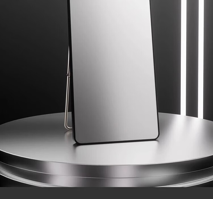 Qiyinge Full-Length Dressing Mirror Floor Mirror Wall-Mounted Fitting Mirror Bedroom Girl Makeup Mirror Bathroom 3D Explosion-Proof Mirror 6