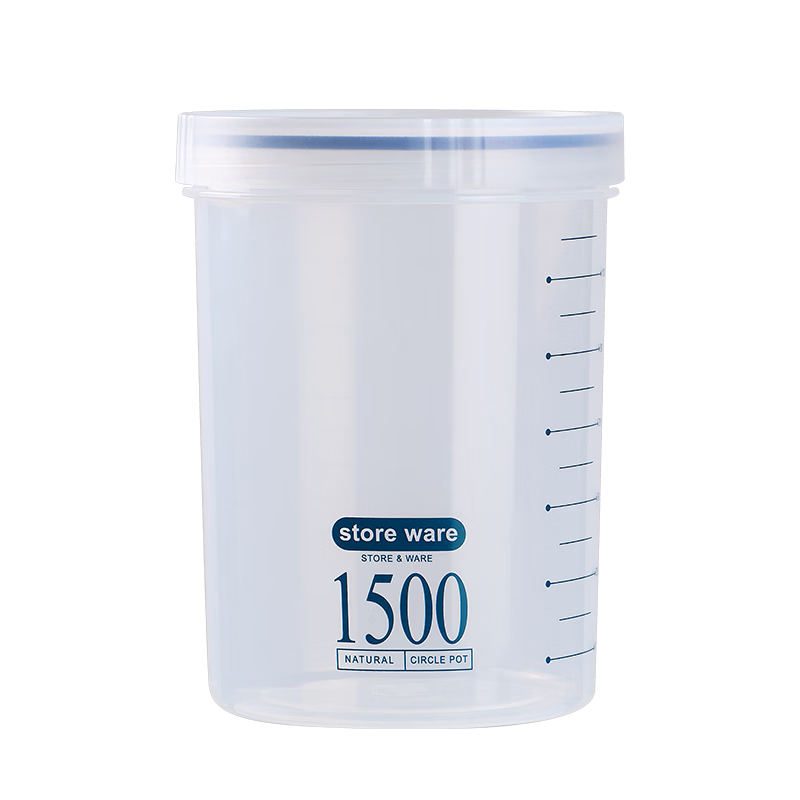 Baijie Airtight Storage Container, Multi-Grain Storage Box, Plastic Food Preservation Container, Snack And Dried Fruit Storage Jar, 1300ml