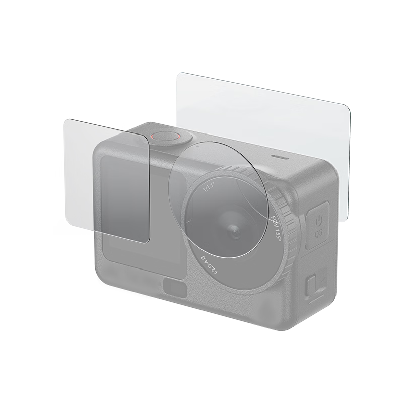 SmallRig 5892 DJI Action 6 Cage Metal Expansion Frame Magnetic Mount Base Tempered Glass Handheld Rod Bracket Accessory