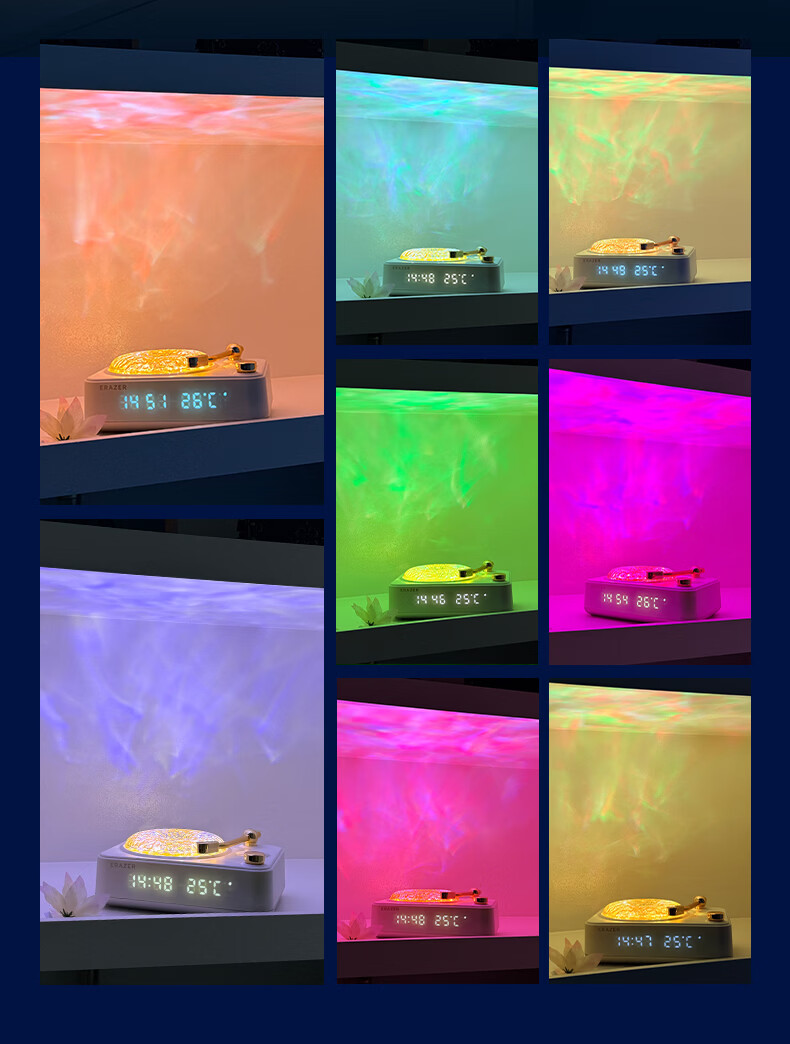 Lenovo Ecological Brand Superpower Birthday Gift Practical New Year Party Gift for Boyfriend Girlfriend Bestie Premium Bedside Sleep Sound Aromatherapy Bluetooth Speaker Ambient Light Music Box 1