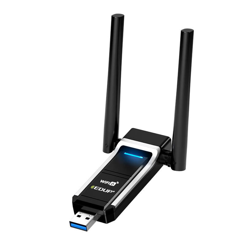 EDUP USB Driver-Free Wireless Network Card WiFi6 AX1800 Dual-Band 5G Wireless Adapter for Desktop Laptop Network Receiver Transmitter