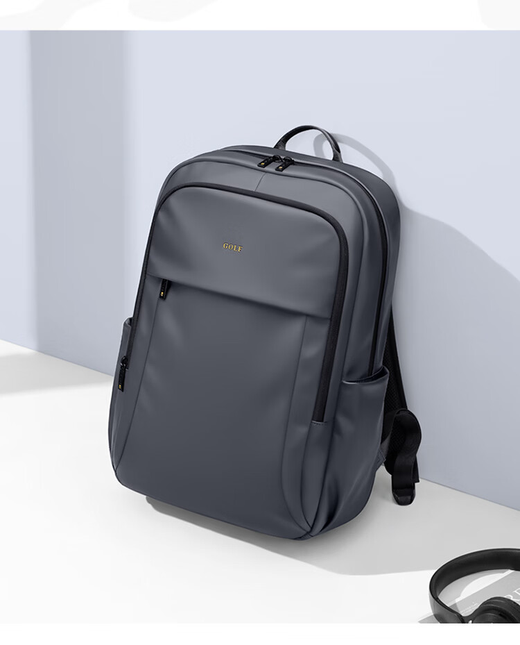 GOLF Men's Travel Backpack Large Capacity 15.6/16 Inch Laptop Student School Bag Commuter Business Backpack 13