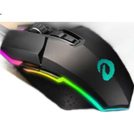 Игровой водонепроницаемый коврик для мыши DAREU Color Block Series CB-L8032, большой размер, утолщенный с зашитыми краями, для офисного рабочего стола, черный и желтый, 80*30*0.4 см