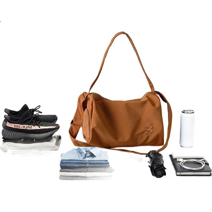 Banzheni Travel Bag for Men And Women, Large Capacity, Can Be Attached to Luggage Handle, Storage Bag for Maternity Leave, Business Trip, Fitness, Handheld And Crossbody Bag