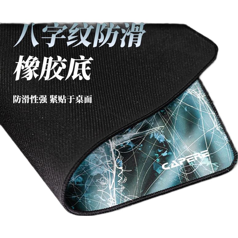 Игровой коврик CAPERE "Четыре красавицы" DRG Delta Player Edition, тонкий, текстурированный, противоскользящий, маленький размер 35x25x0.4 см