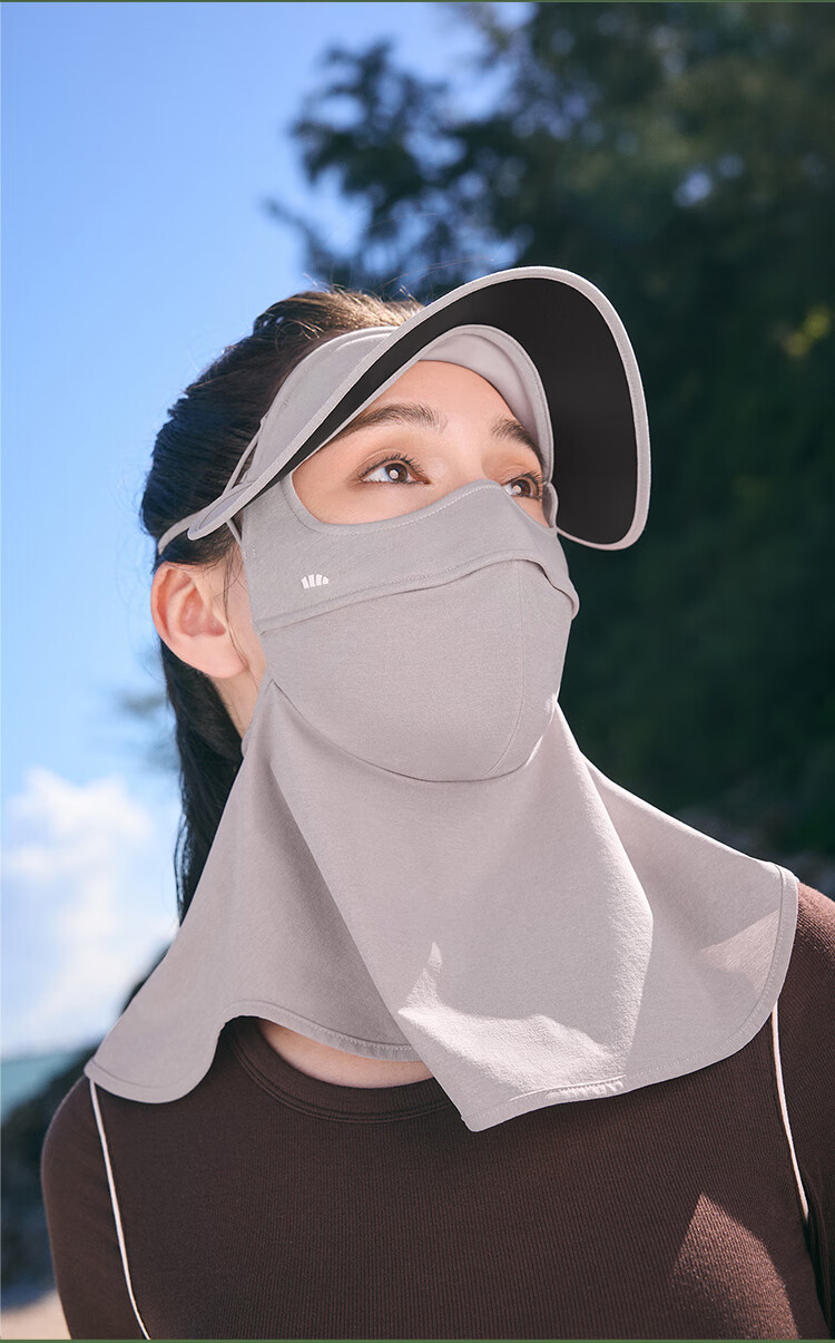 Beneunder Autumn Winter Sun Protection Moisturizing Cycling Face Mask Windproof Visor Face Bikini High-Value Women's Brown 44
