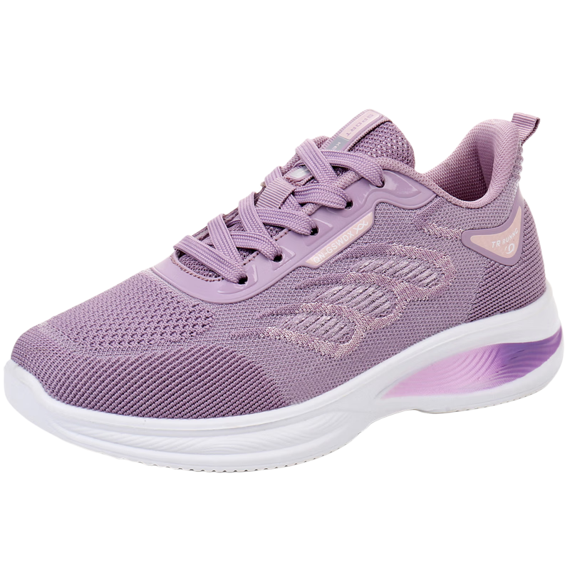 BURUIJING Spring and Autumn Old Beijing Cloth Shoes Women's Sports Shoes Mom Casual Shoes 78810 Pink Size 38