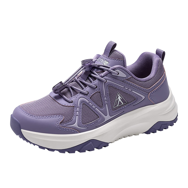 Zulijian Elderly Spring Summer Breathable Walking Sports Shoes Casual Outdoor Non-slip Shoes 26156004J Iris Purple Women Size 41