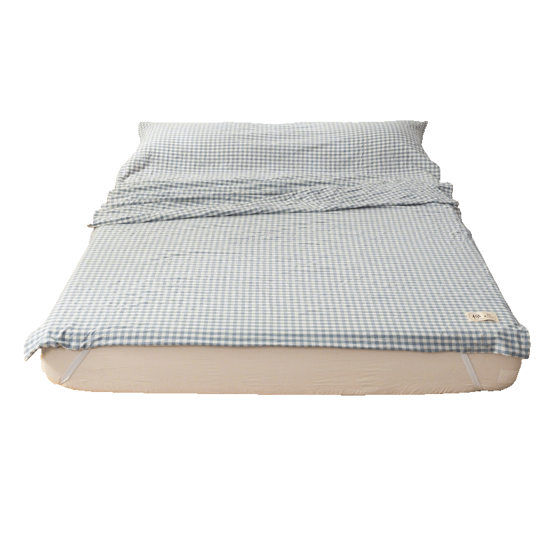 MINISO 100% Cotton Travel Hotel Anti-Dirt Sleeping Bag Full Cotton Double Bed Sheet and Quilt Cover Integrated Bedspread 200*210cm