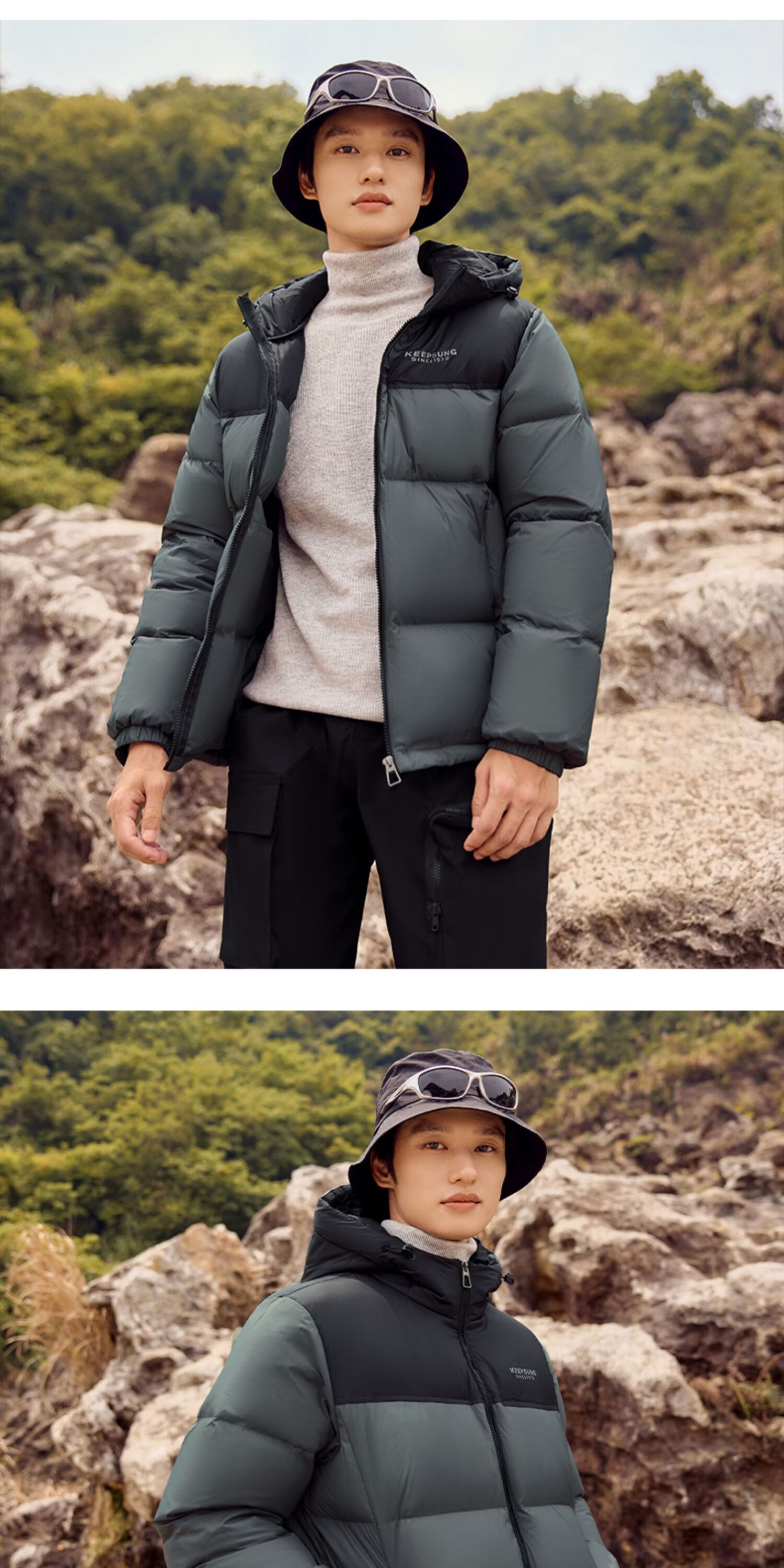 Yalu Women's Short Waterproof and Stain-Resistant Down Jacket 2025 Winter New Hooded Thermal Warm Puffer Coat JD Self-operated 10