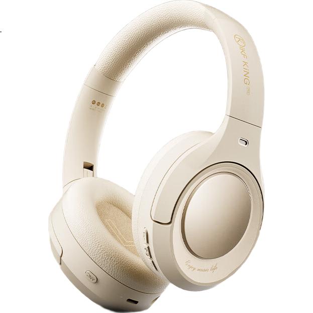 Беспроводные наушники iKF King Pro 3.0 с активным шумоподавлением, LDAC, Hi-Res Audio, Bluetooth, длительное время работы, для игр и музыки, фиолетовые