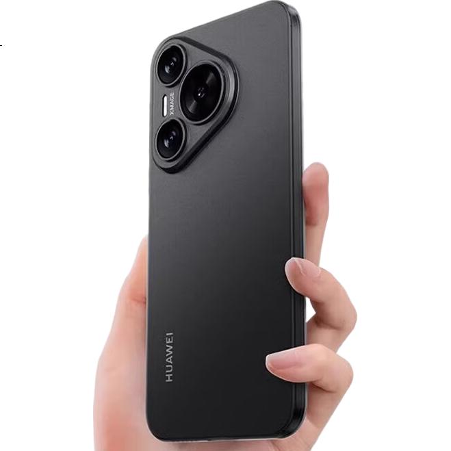 Чехол для Huawei Pura 70 HOLDZU, ультратонкий матовый, защита всего корпуса и объектива, черный