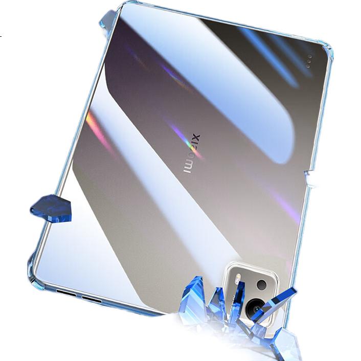 Защитный чехол Freeson для Xiaomi Pad 7S Pro, 12.5 дюймов, прозрачный, ТПУ, противоударный