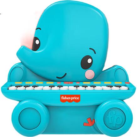 Пианино Fisher-Price "Слоник" F6616, развивающая музыкальная игрушка