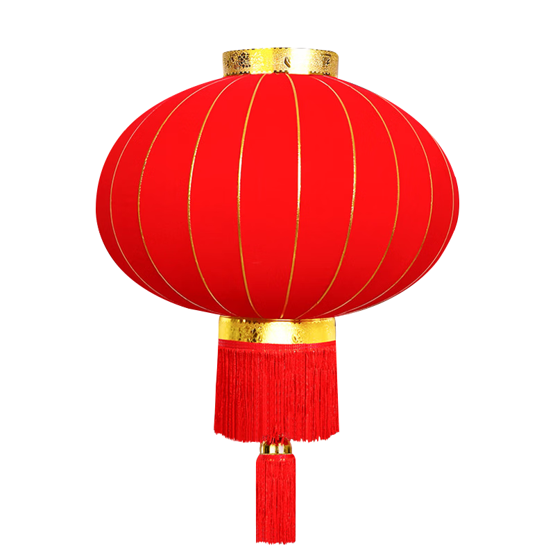 TaTanice Red Lantern #100 with Long Rod, 2-Pack, Year of the Horse Decoration, Housewarming Balcony Front Door Hanging Lanterns