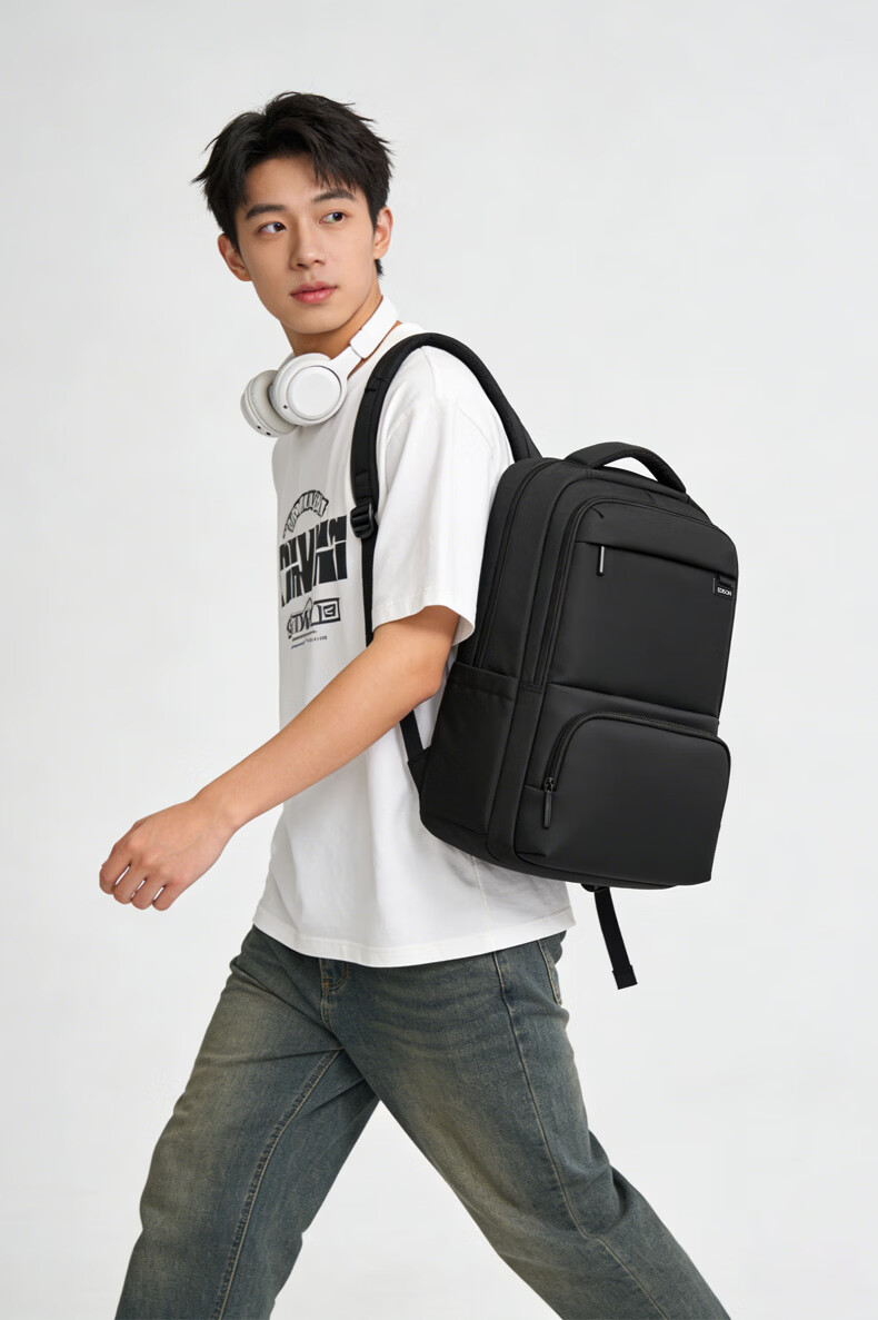 Edison Men's Lightweight Business Backpack 16-inch Laptop Travel Bag E024-1 3