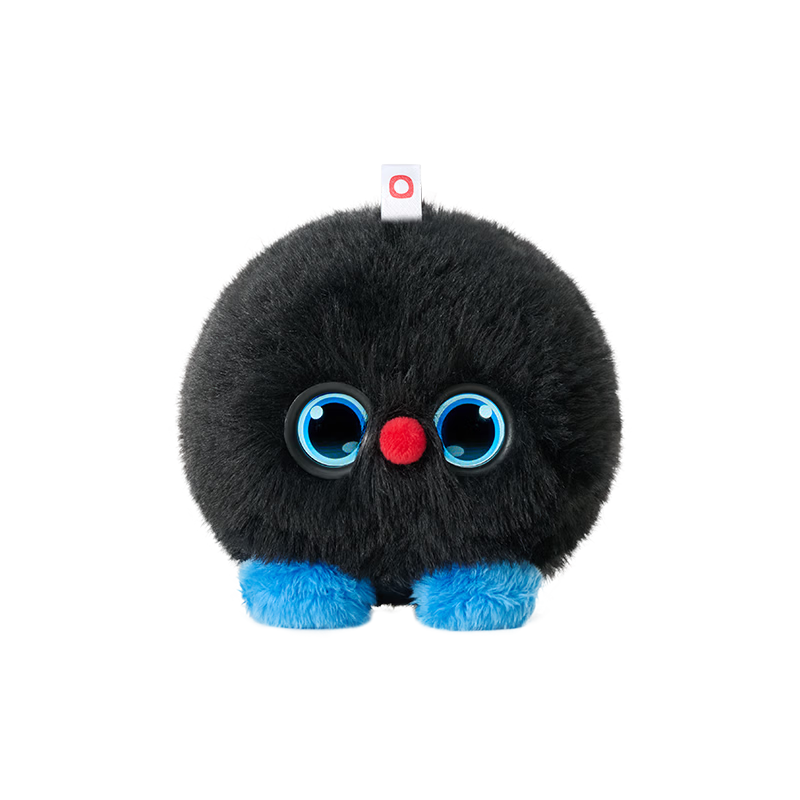 JD Jingzao AI Plush Toy Children's Toy JoyInside Smart AI Companion Robot Birthday Gift Ball - Black