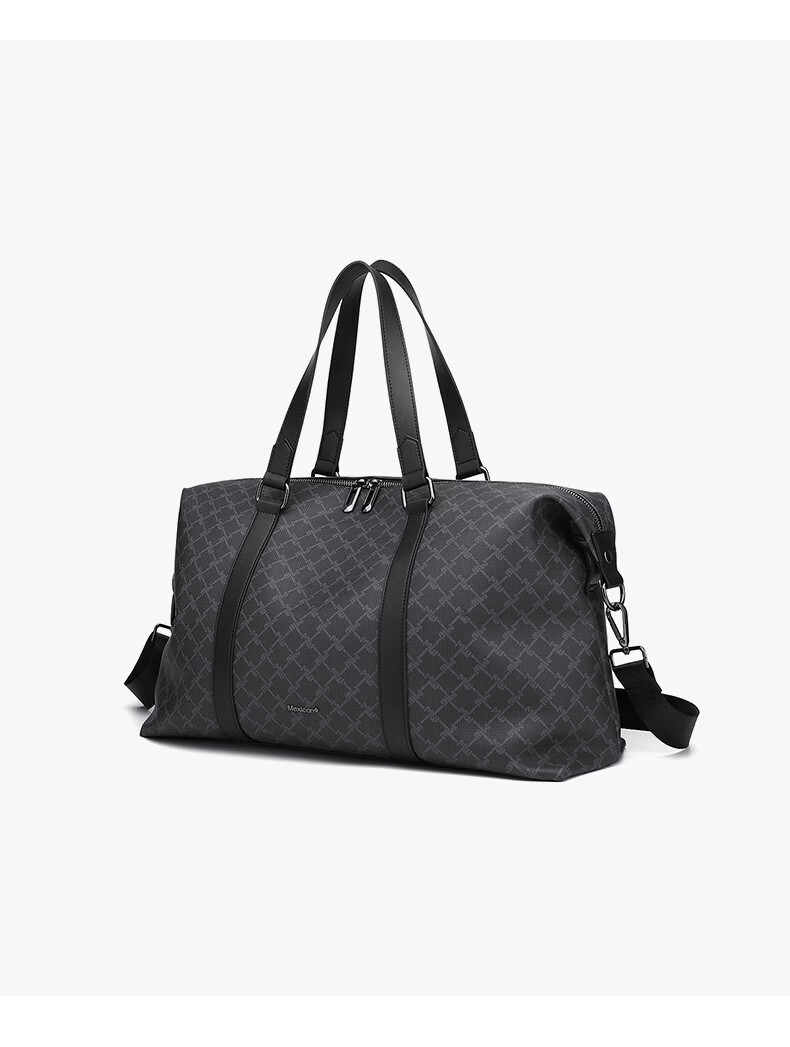 MEXICAN Men's Large Capacity Travel Bag Handheld Short Trip Business Luggage Casual Sports Gym Lightweight Crossbody Bag 15