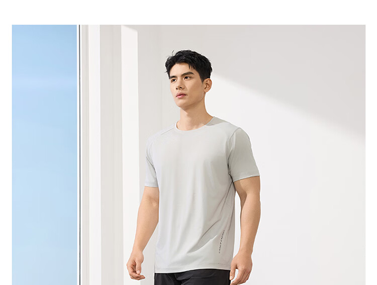 361° Men's T-Shirt Spring Summer New Quick-Dry Loose Fitness Sports Casual Cool Short Sleeve Top 652624128-5 11