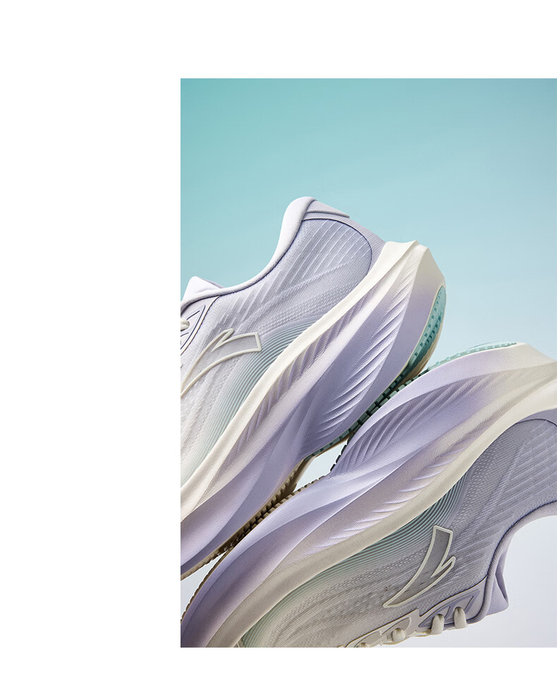 Anta Leaf 7th Generation Women's Lightweight Thick-Soled Running Shoes Aerobic Jogging Shoes Cushioning Rebound Sports Shoes Jump Rope Shoes for Women 5