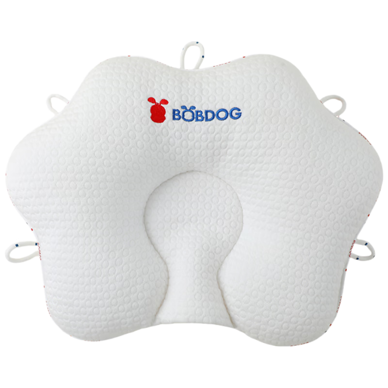 BOBDOG Shaping Pillow Baby 0-6 Months Newborn Head Shaping Children's Anti-Flat Head Cat Paw Pillow Pink