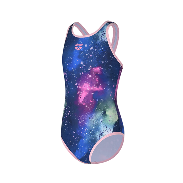 Arena Kids Swimsuit 2026 New Soft Skin-Feel Comfortable Girls Sports Sleeveless One-Piece Triangle Swimwear