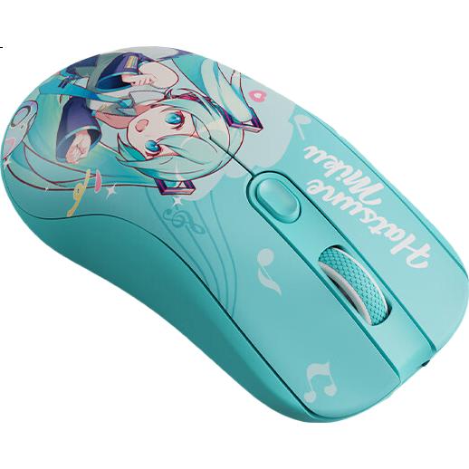 Беспроводная игровая мышь AKKO Hatsune Miku Collaboration, проводная/Bluetooth/2.4G, три режима подключения, для ПК и ноутбуков, PAW3950