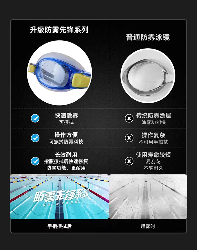 Arena Kids Swim Goggles HD Waterproof UV Protection Anti-Fog Youth Professional Training Swimming Goggles 1