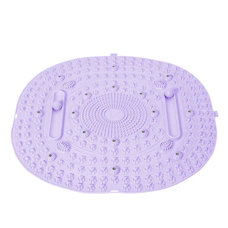 Keep Large Fascia Ball Acupressure Board Soft Rubber Ultra Slow Running Mat Foot Massage Acupoint Toe Pressure Board MAX Purple
