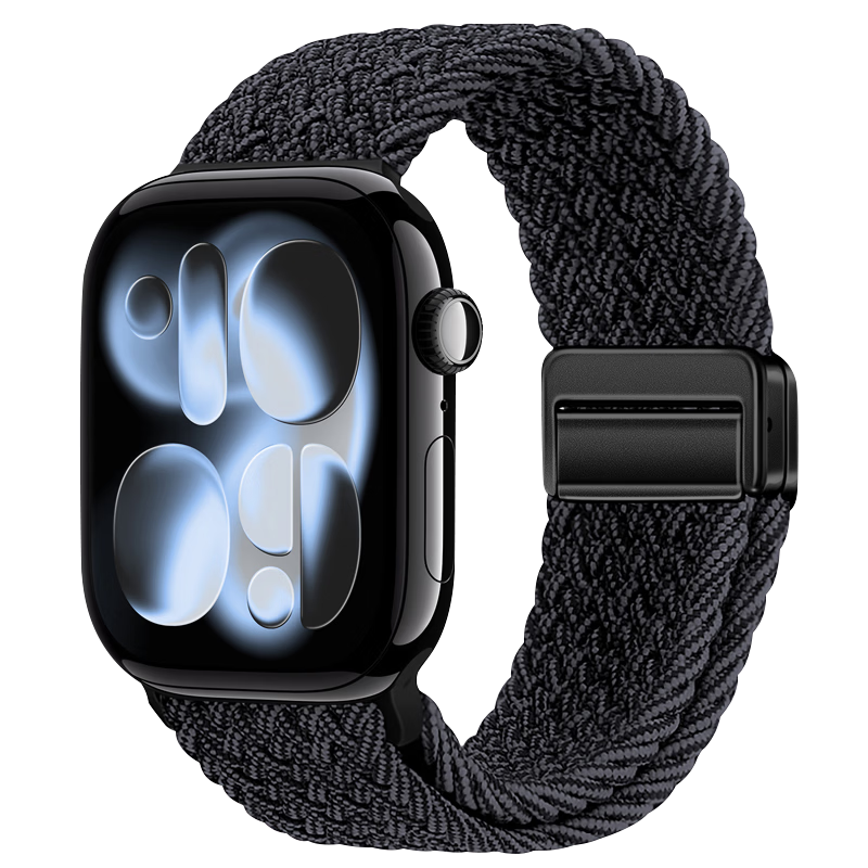 BHO [Upgraded Ever-Fast Magnetic Band] Compatible with Apple Watch Bands, Suitable for Apple Watch S12/S11 Braided Strap, IWatch S10/9/8/7/Ultra4/SE3 Strap