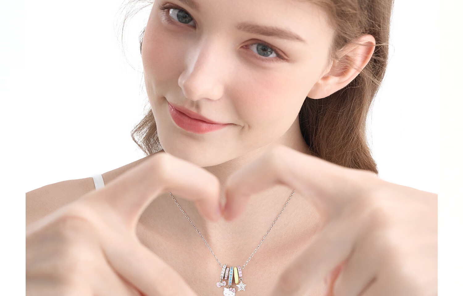 ChaoSeHui Hello Kitty Dopamine Necklace Women's Pendant Birthday Gift Luxury Girlfriend Necklace 3230 4