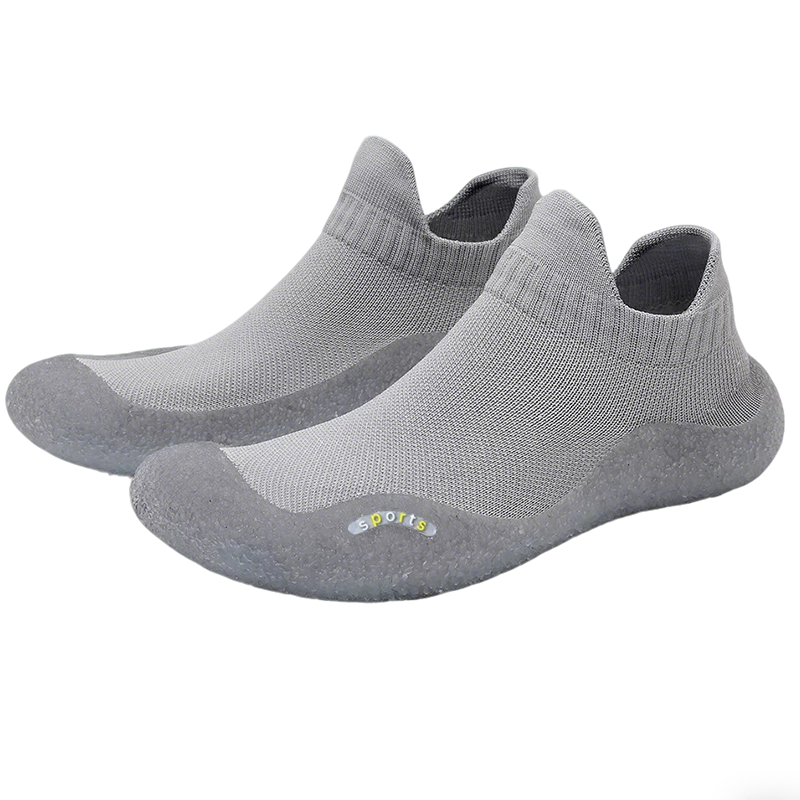 Kelorock Indoor Sports Shoes Women Non-Slip Shock Absorption Fitness Shoes Men Soft Sole Jump Rope Gym Training Gray Size 40-41