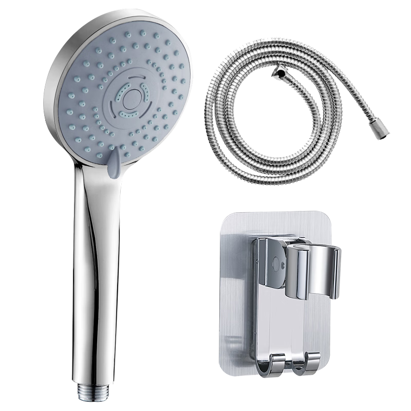 HSPA Shower Head Set, Bathroom Handheld High-Pressure Shower Head, Home Use Bathing Handheld Sprayer with Five Adjustable Settings, Model 5049