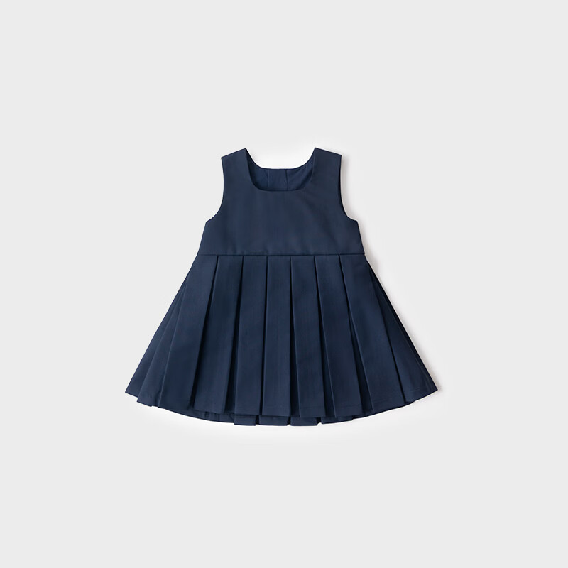 Koala Noses [Academy Style Pleated Dress · Classic Versatile] Girls Fashionable Casual Suspender Dress