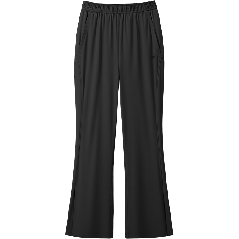 Beneunder Women's Flared Sun Protection Cooling Pants Spring Summer Ice Silk High Elastic Slimming Shaping Versatile AS012