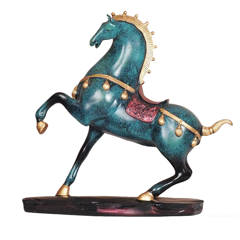 Jianyi Shijia Creative Horse Success Bookshelf Ornament Entryway Living Room Wine Cabinet Office Decoration Housewarming Opening Gift