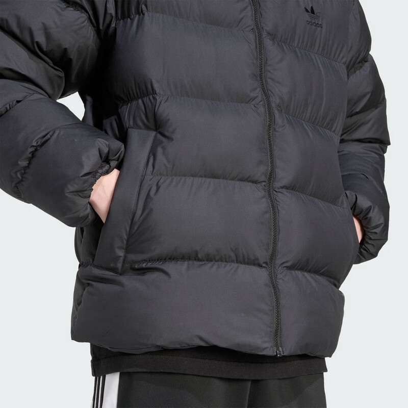 Adidas Originals Men's COMMERCIAL PUFF Short Puffer Jacket JX4123 Black 2XL 6