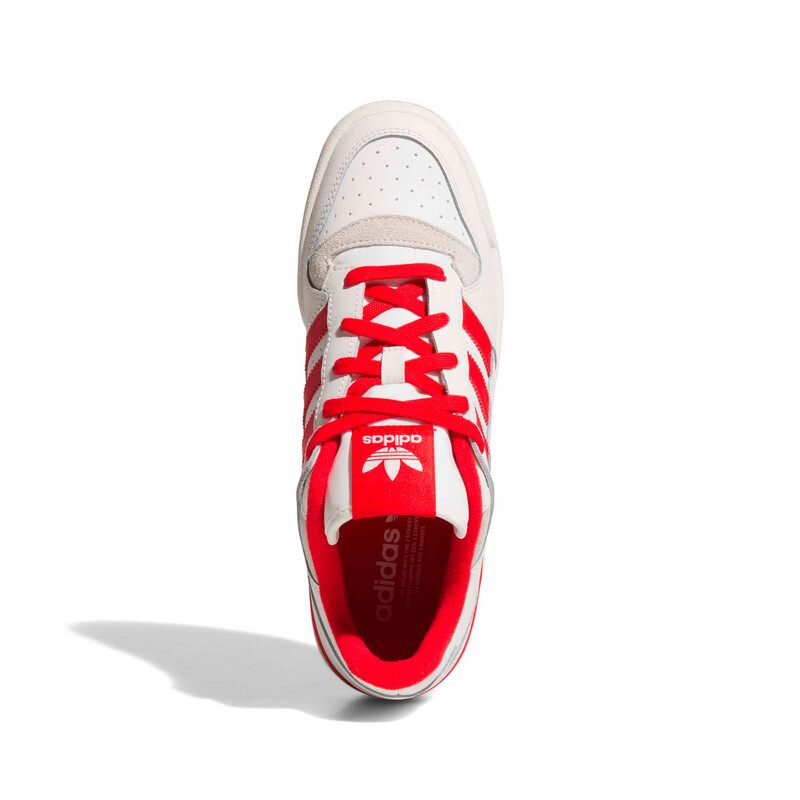Adidas Originals Trefoil Series Unisex FORUM LOW CL Casual Shoes JQ1533 White/Red Size 41 4